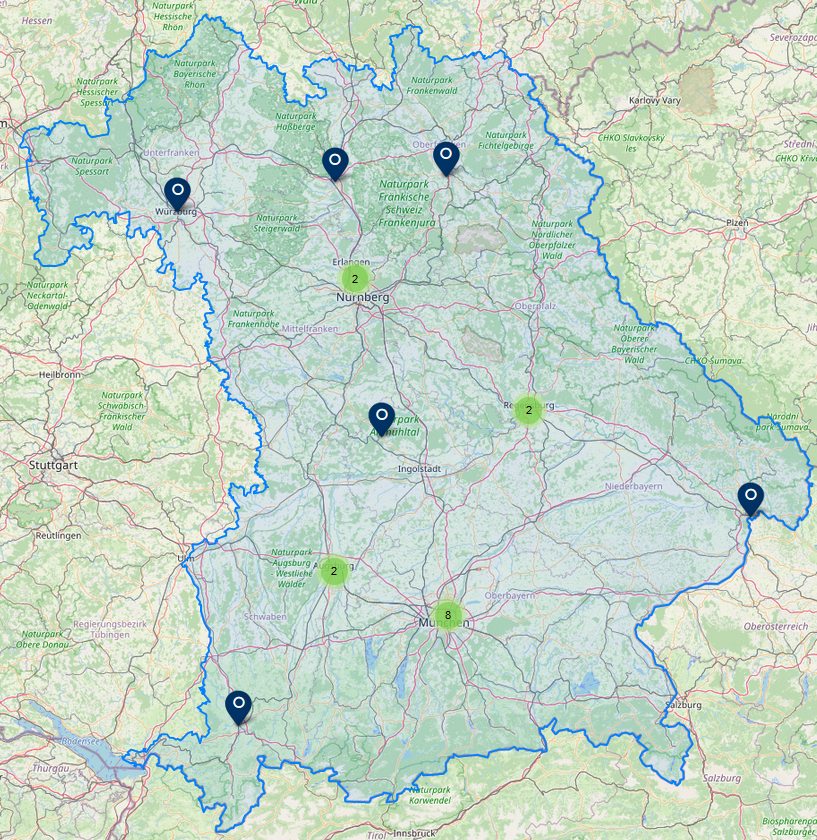 Link zur FDM-Servicelandkarte Bayern